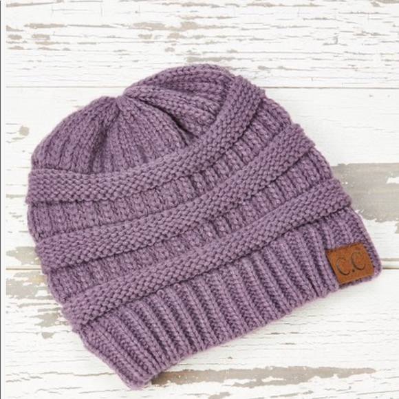 C.C Beanie Hat in Violet NWT - Picture 2 of 10